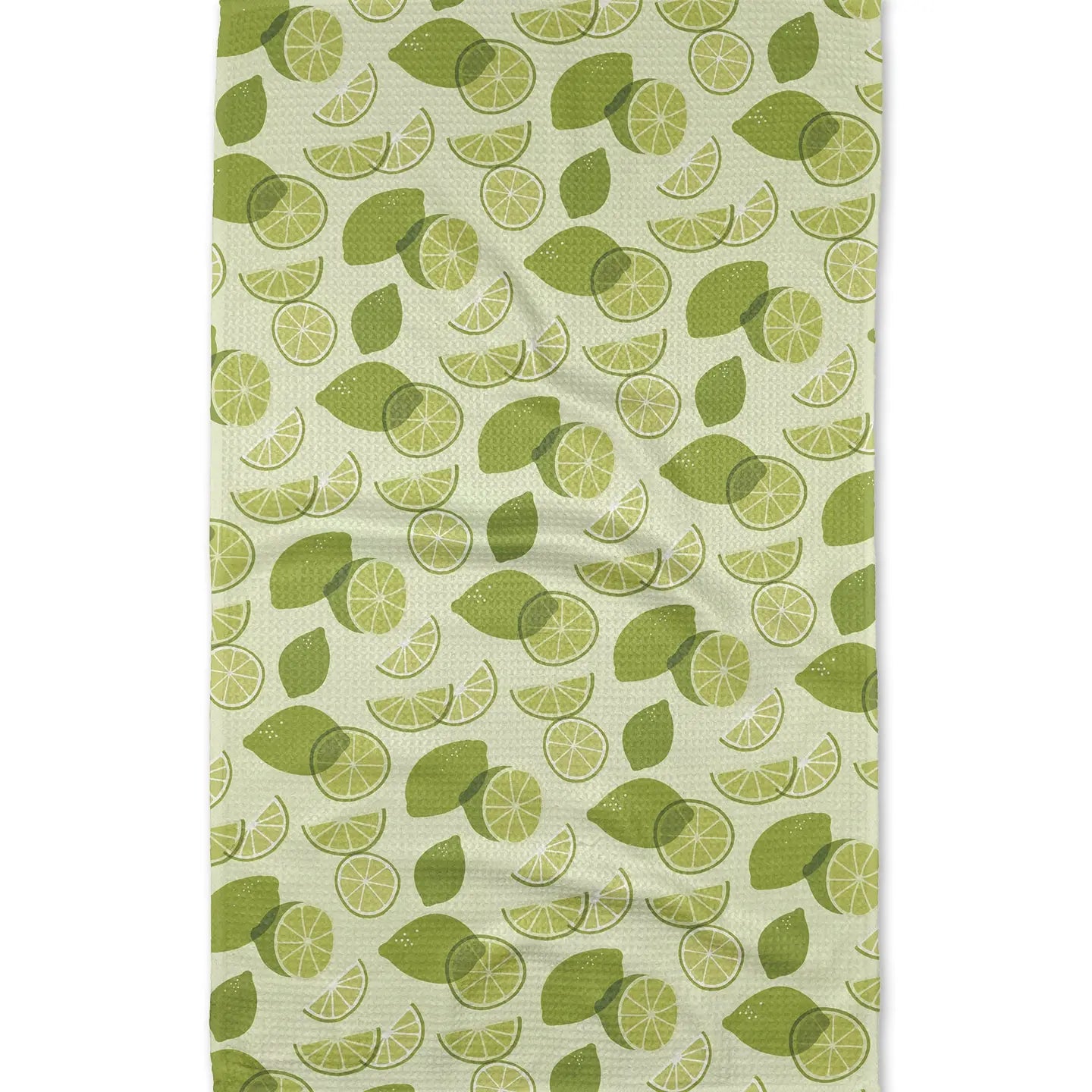 Geometry | Tea Towel | Limes