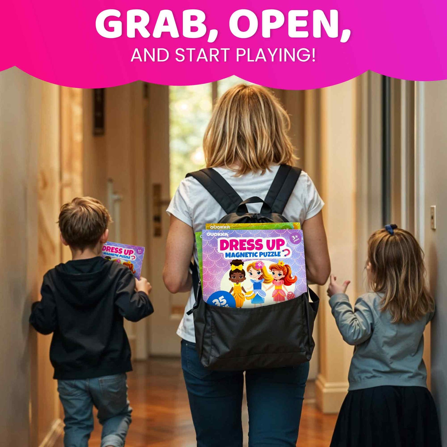 Quokka Magnetic Dress-Up Dolls for Kids| Princess