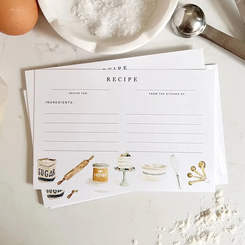 Emily Lex | Baking Recipe Cards
