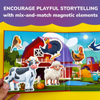 Quokka Travel Magnetic Book Farm Animals
