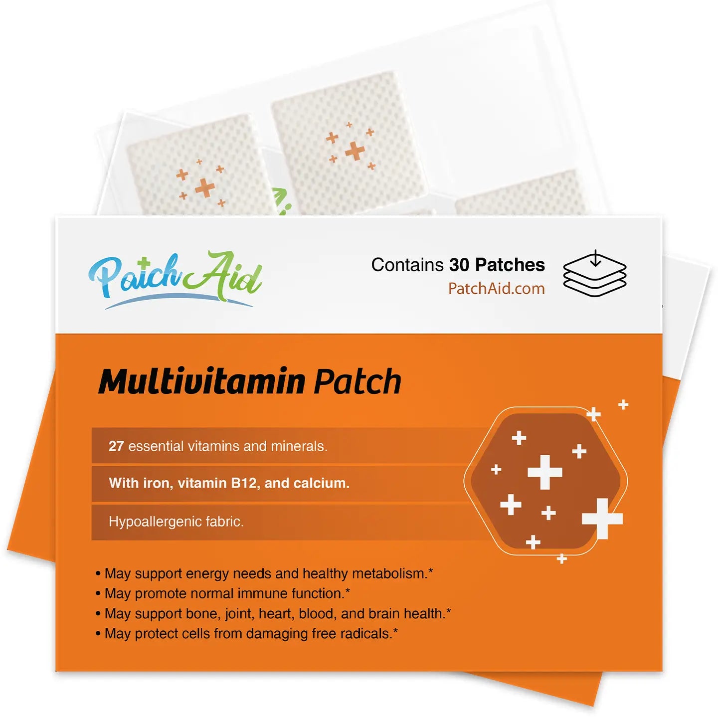 PatchAid Multivitamin Plus Patch - Daily Vitamins & Mineral Support