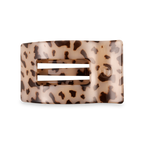 Flat Rectangle Hair Clip | Medium | Blonde Tortoise