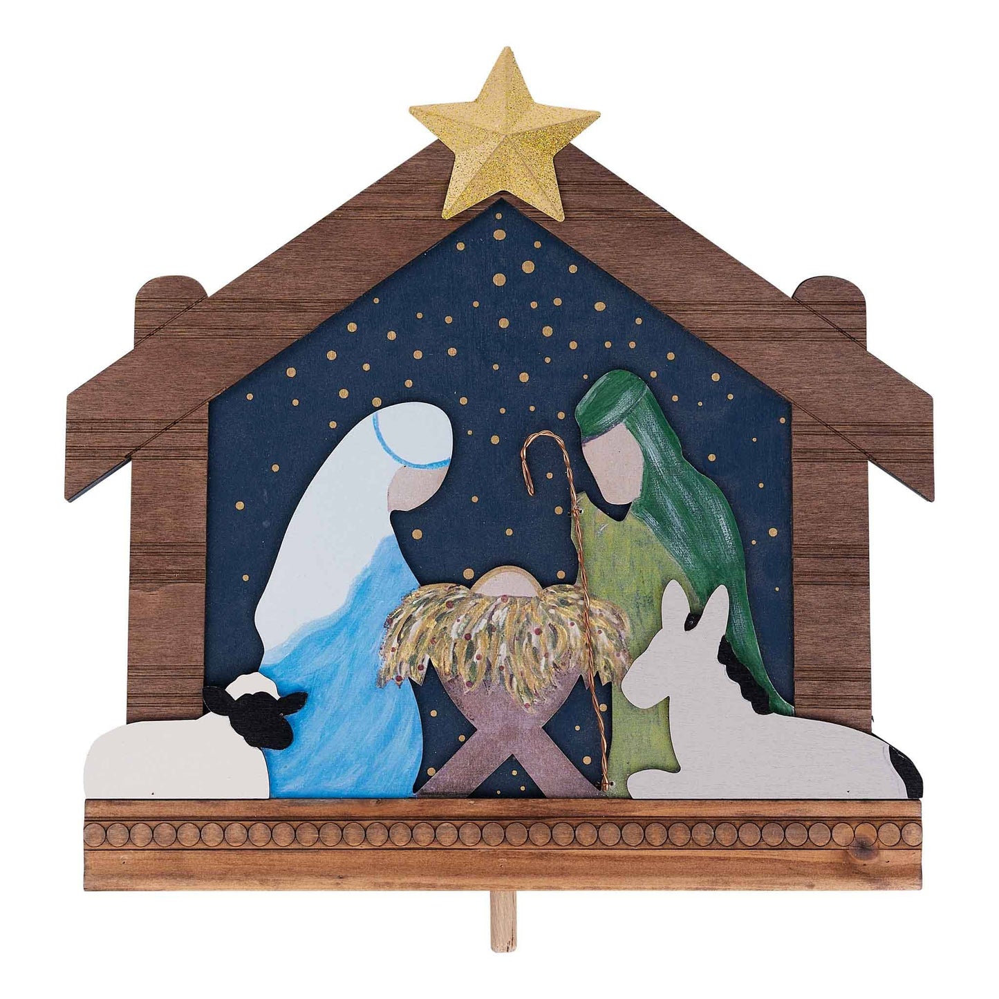 Glory Haus Nativity Stable Topper