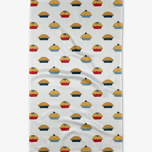 Geometry Patriotic Pie Tea Towel