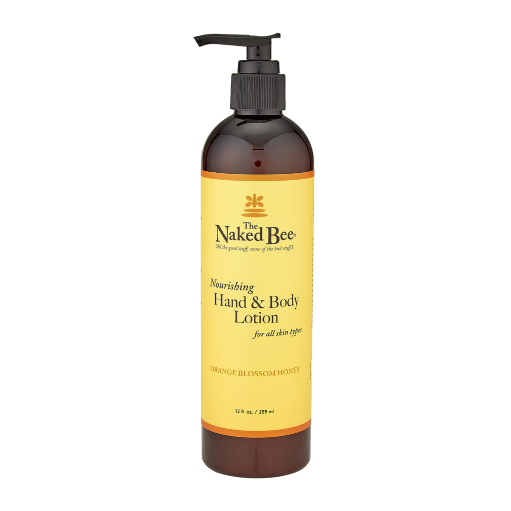 The Naked Bee | Hand & Body Lotion 12oz | Orange Blossom Honey