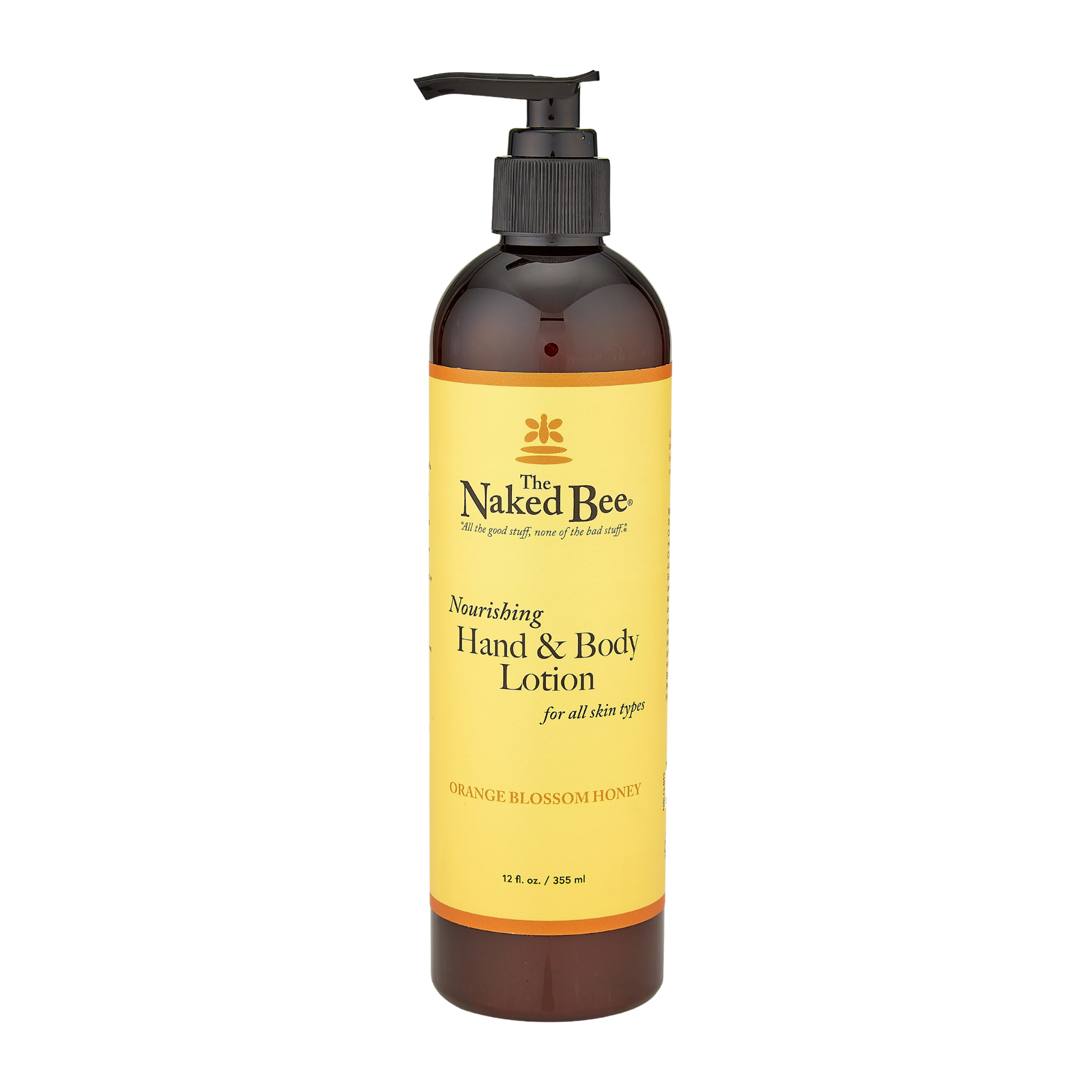 The Naked Bee | Hand & Body Lotion 12oz | Orange Blossom Honey