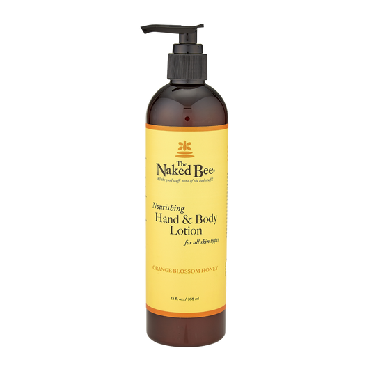 The Naked Bee | Hand & Body Lotion 12oz | Orange Blossom Honey