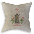 French Graffiti Merry Christmas Paducah Tea Towel