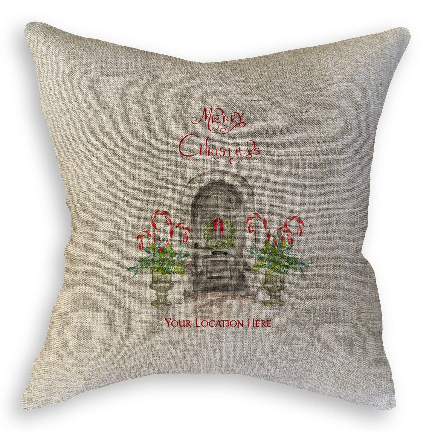 French Graffiti Merry Christmas Paducah Tea Towel