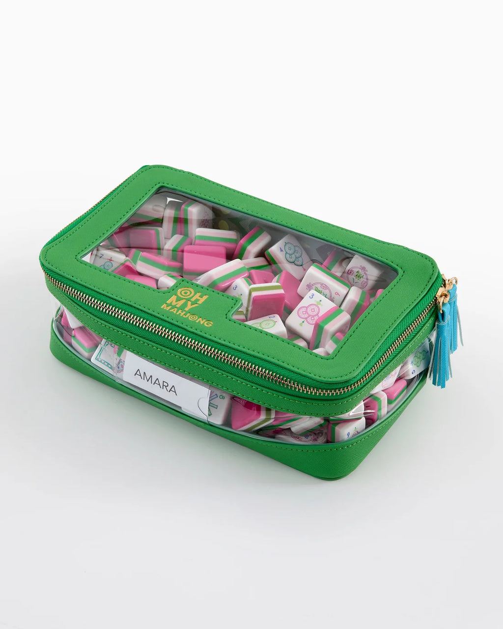 Oh My Mahjong! | Tile Storage Bag | Green