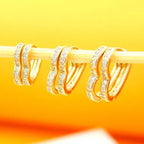 MIA Jewelry | Earrings | 18k Gold Filled Heart Hoops