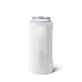 Brumate | Glitter White | Hopsulator Slim 12oz.