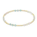 enewton | Gold Joy 3mm Gemstone Bead Bracelet | Hot Mess