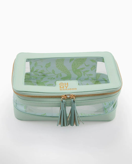 Oh My Mahjong! | Mint | Mahjong Tile Storage Bag