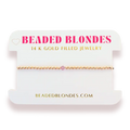Beaded Blondes | June Light Amethyst Birthstone Bracelet | Standard 6.75