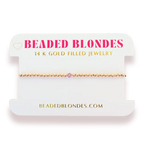 Beaded Blondes | June Light Amethyst Birthstone Bracelet | Standard 6.75