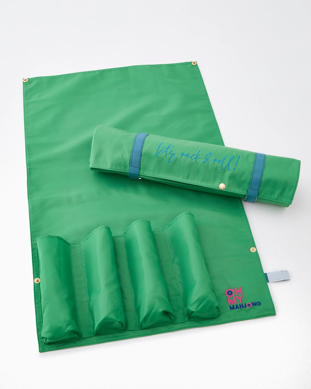 Oh My Mahjong! | Kelly Green Let's Rack & Roll Bag