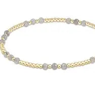 enewton | Gold Joy 3mm Gemstone Bead Bracelet | Labrodorite