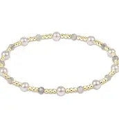 enewton | Pearl Sincerity 4mm Gemstone Bead Bracelet | Labrodorite