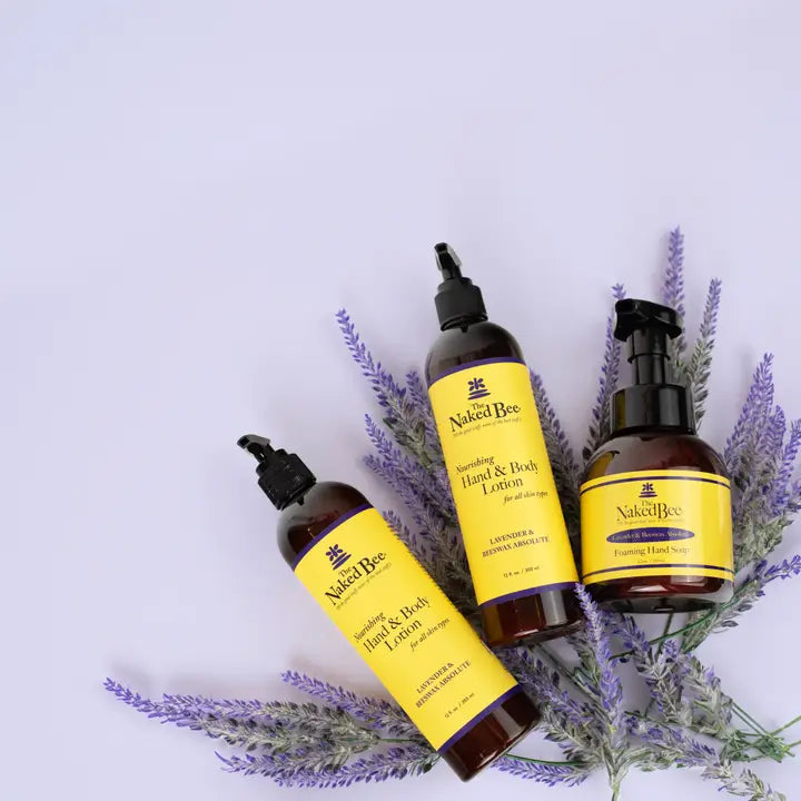 The Naked Bee | Foaming Hand Soap | Lavender + Beeswax