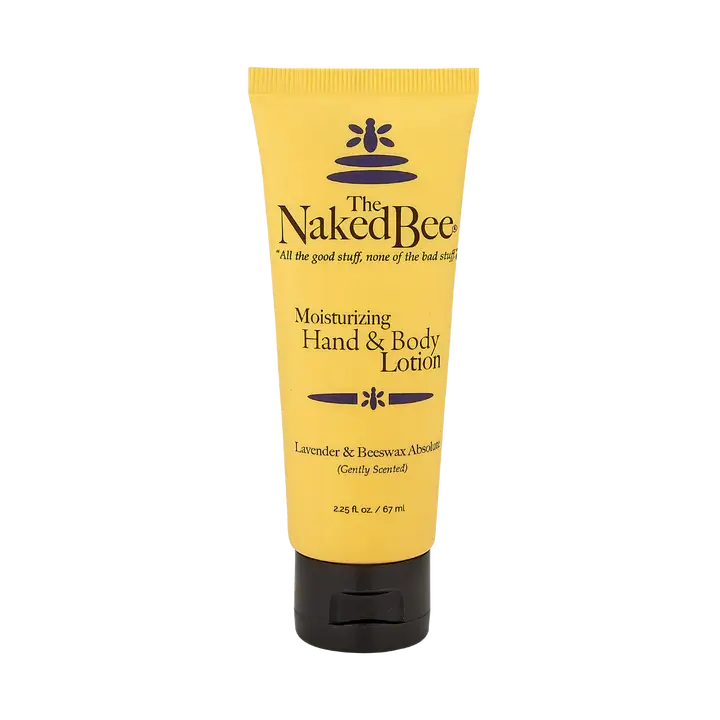 The Naked Bee | Hand & Body Lotion 2.25oz | Lavender + Beeswax