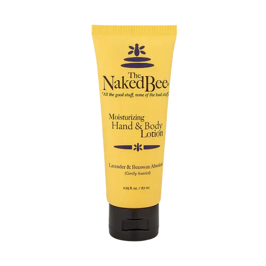 The Naked Bee | Hand & Body Lotion 2.25oz | Lavender + Beeswax