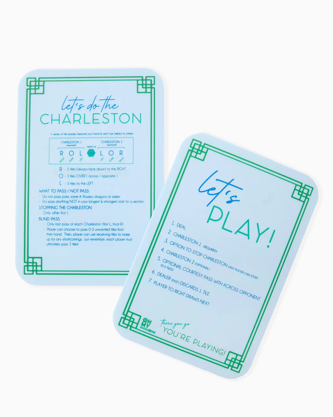 Oh My Mahjong! | Light Blue | Shuffler