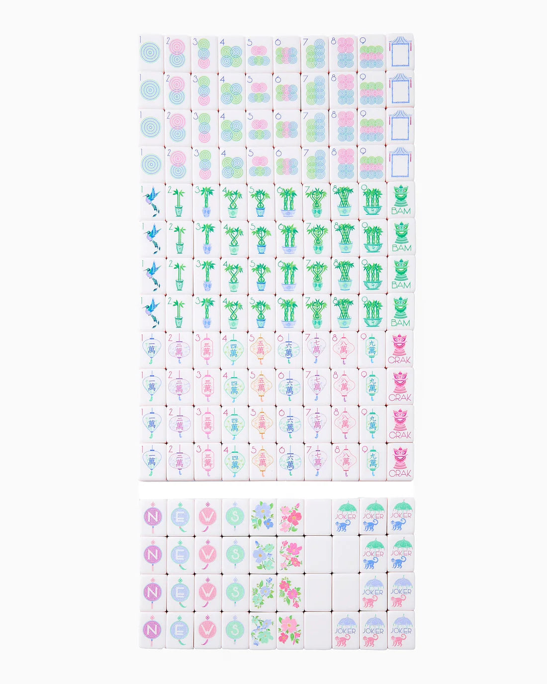 Oh My Mahjong! | Luminaire | Mahjong Tile Set