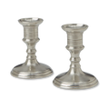 Match Inc | Prato Pewter Candlesticks, Pair