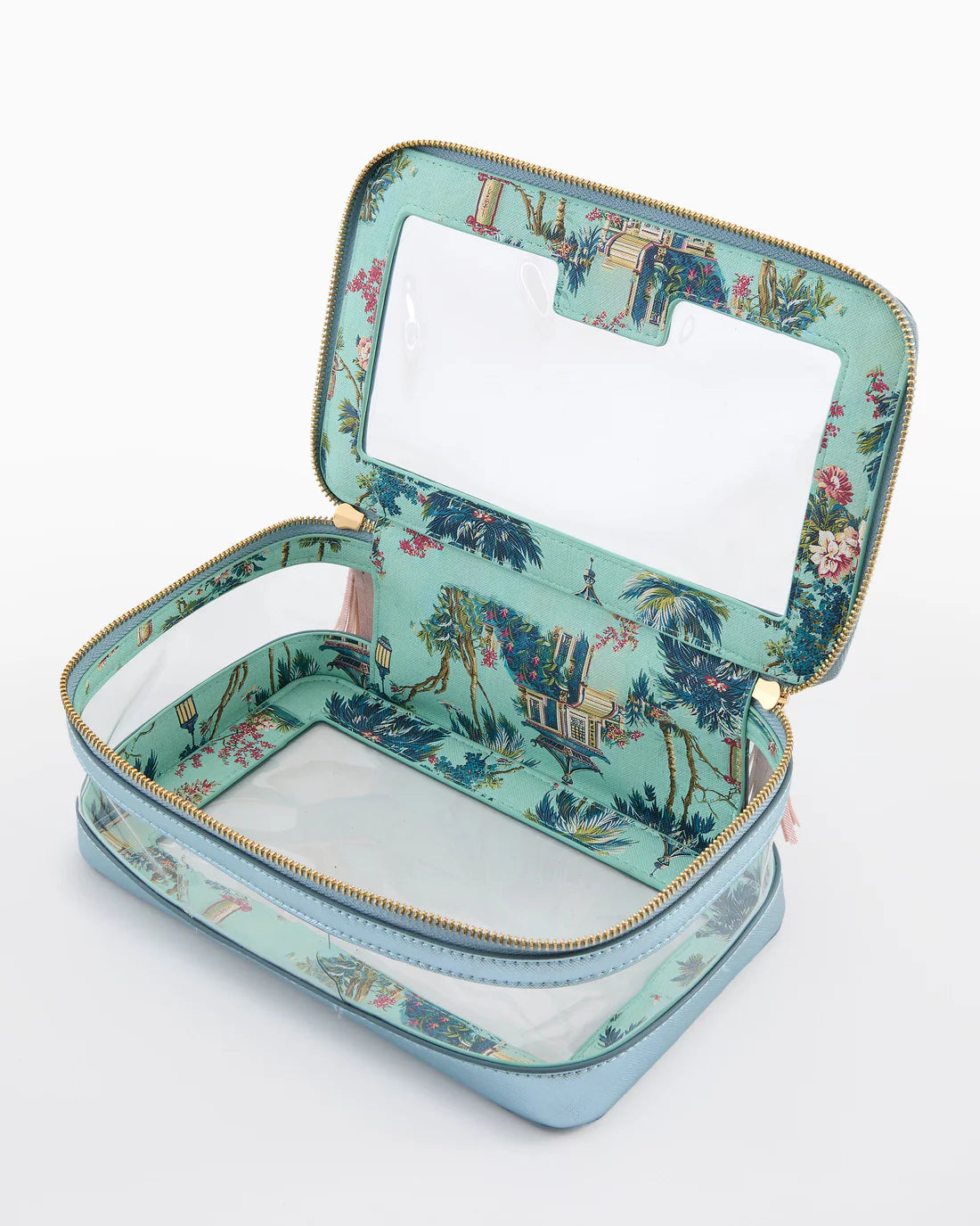 Oh My Mahjong! | Metallic Light Blue | Tile Storage Bag