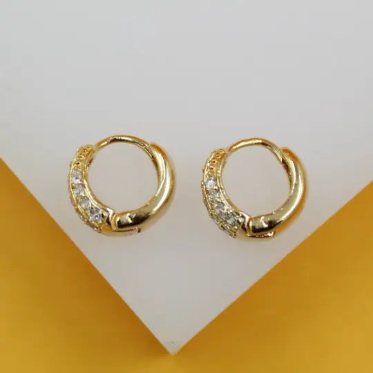 MIA Jewelry | Earrings | Gold Filled CZ Hoops