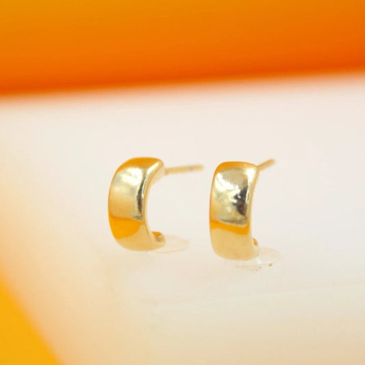 MIA Jewelry | Earrings | 18k Gold Filled Plain Huggies