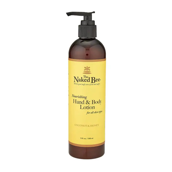 The Naked Bee | Hand & Body Lotion 12oz | Coconut + Honey
