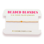 Beaded Blondes | November Topaz Birthstone Bracelet | Standard 6.75
