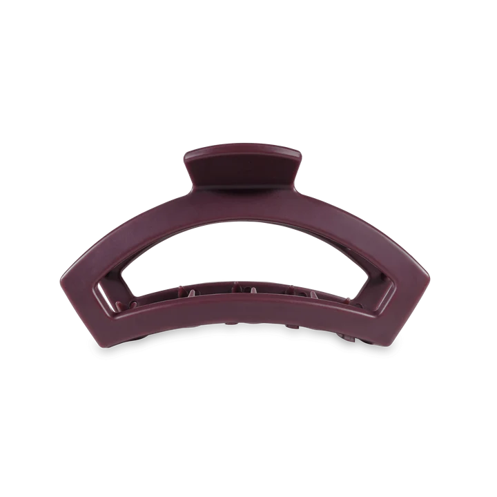 Teleties | Open Hair Clip | Medium | Burgundy Bliss