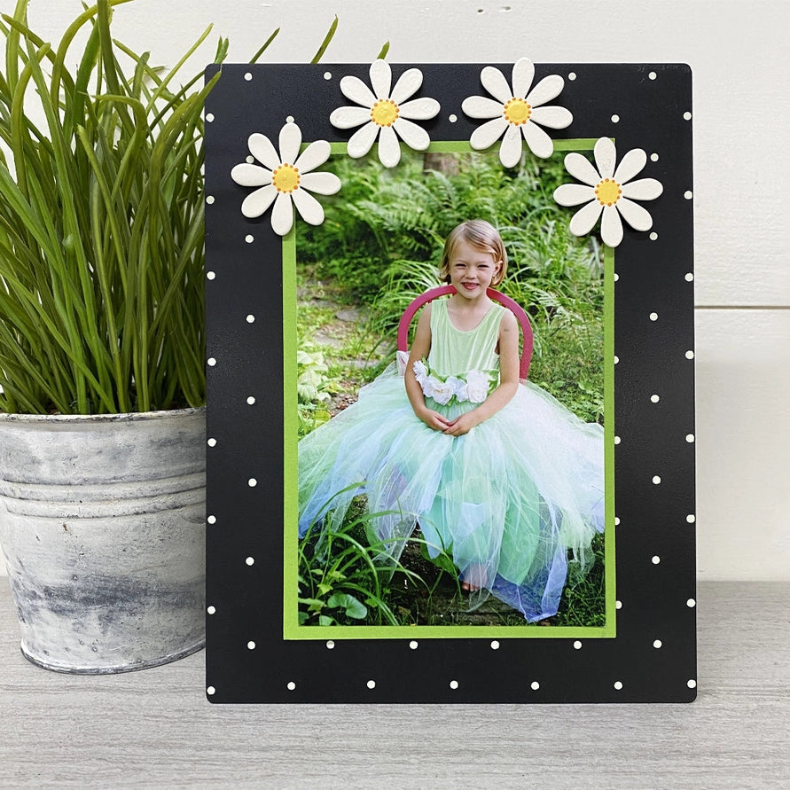 Roeda Studios | Easel w/ Kickstand | Black Polka Dots