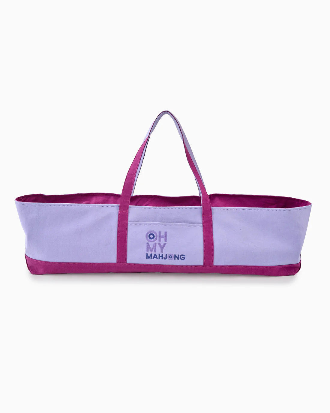 Oh My Mahjong! | Canvas Mat Storage Bag | Purple