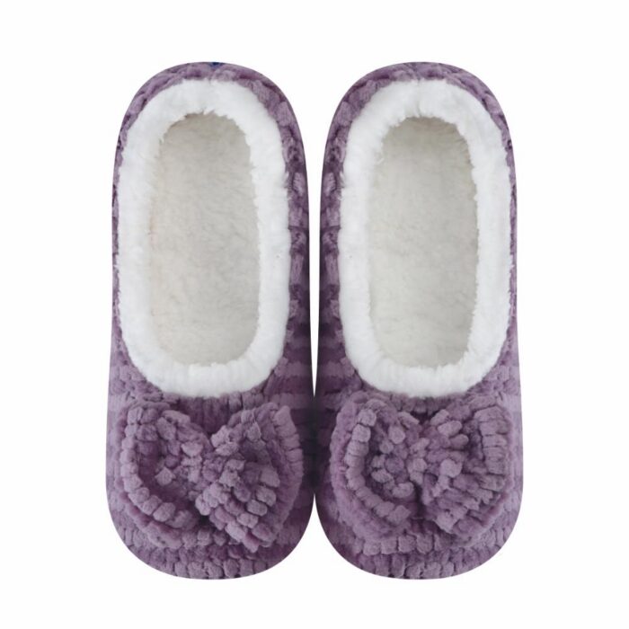 Snoozies | Women's Small | Pretty Plush Ballerina | Purple