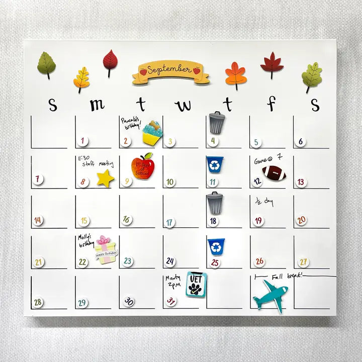 Roeda Studios | Dry Erase Magnetic Calender