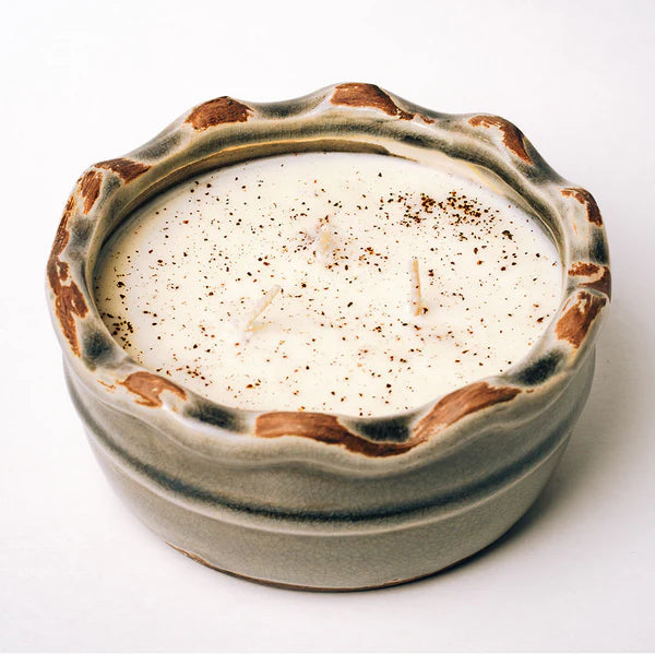 Swan Creek Candle Co | Hazelnut | Ruffled Bowl Candle 17OZ