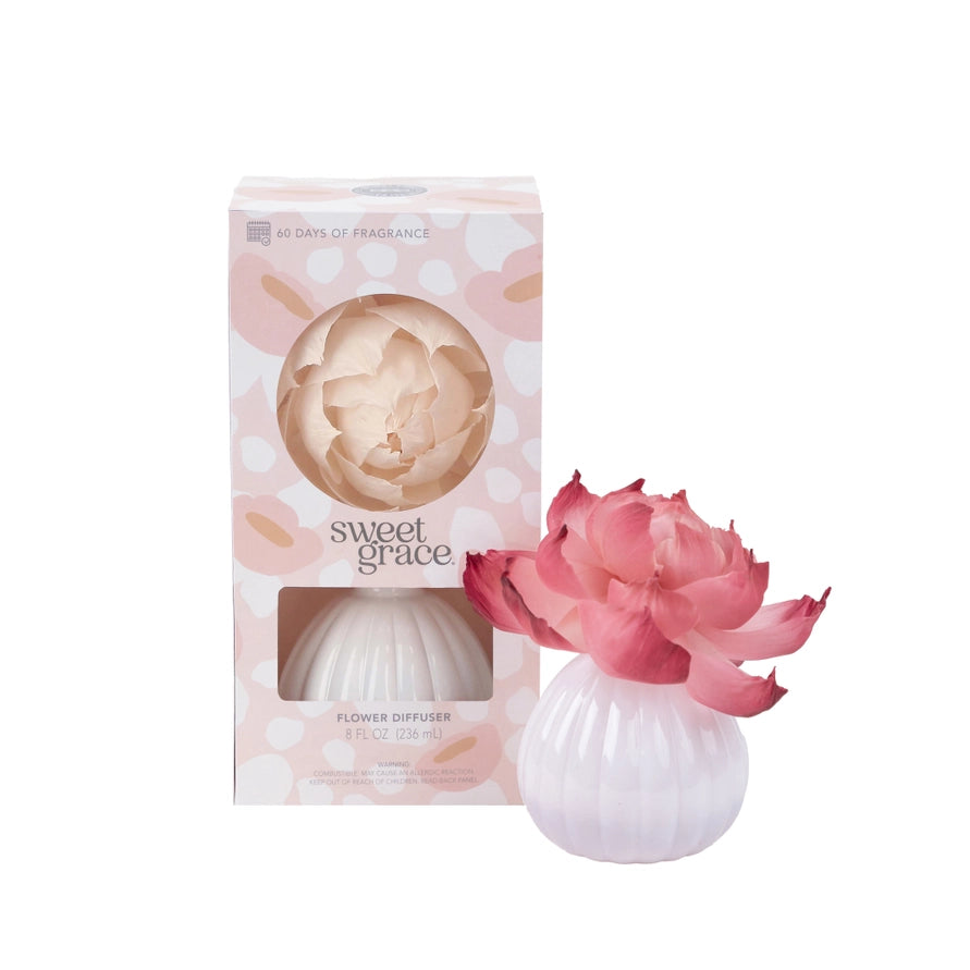 Bridgewater Candle Co. | Flower Diffuser 8oz | Sweet Grace