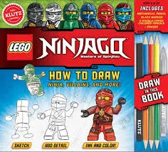 KLUTZ LEGO Ninjago How To Draw Ninja, Villains, and More!