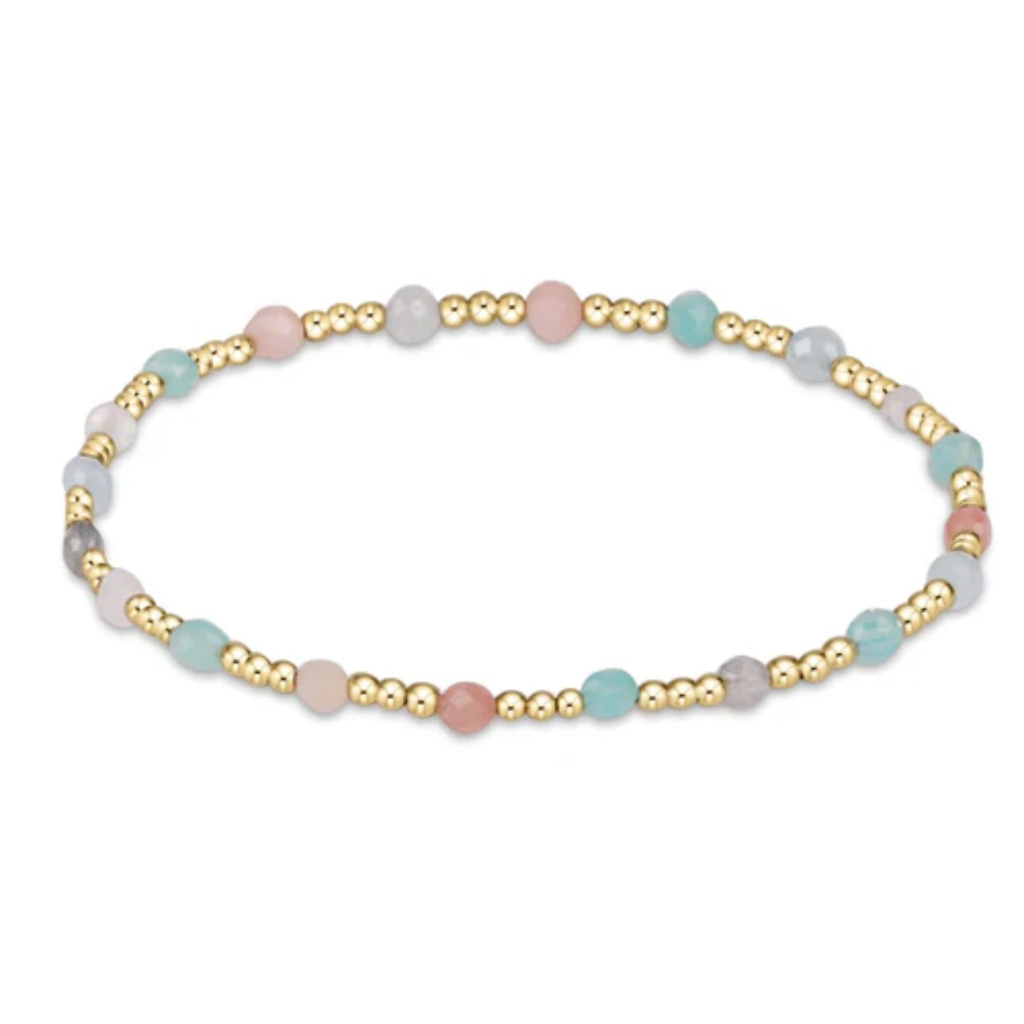 enewton | Classic Sincerity Pattern 3mm Gemstone Bracelet | Hot Mess