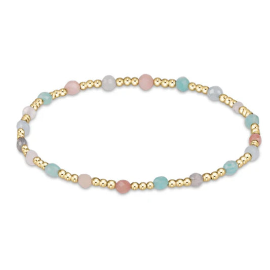 enewton | Classic Sincerity Pattern 3mm Gemstone Bracelet | Hot Mess