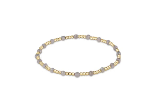 enewton | Gold Sincerity Pattern 3mm Bead Bracelet | Labrodorite