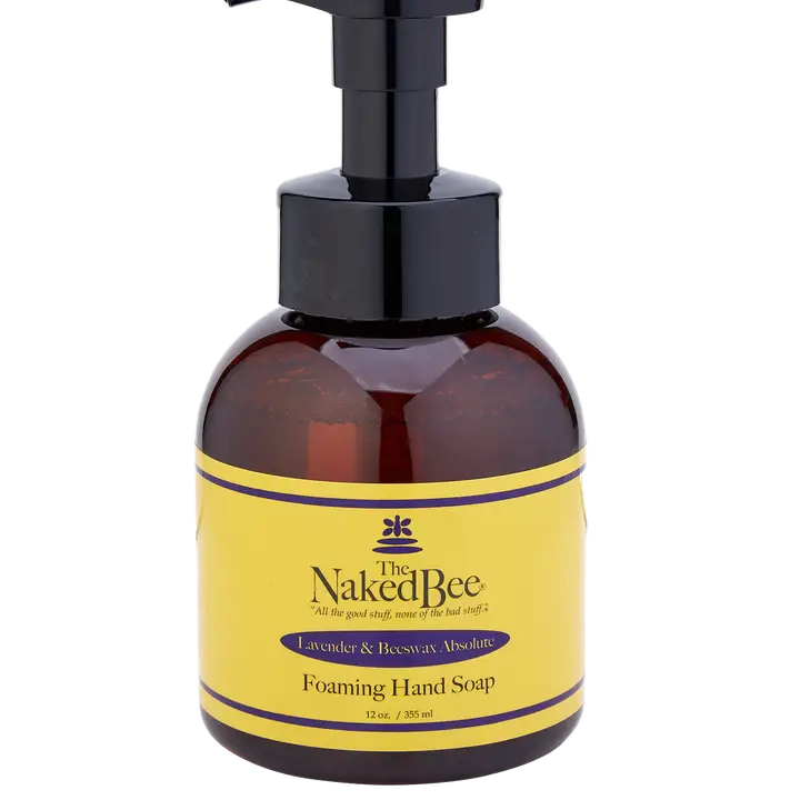 The Naked Bee | Foaming Hand Soap | Lavender + Beeswax