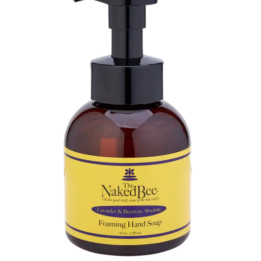 The Naked Bee | Foaming Hand Soap | Lavender + Beeswax