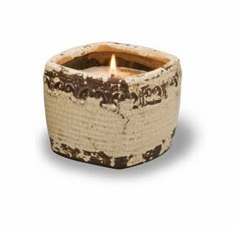 Swan Creek Bourbon Maple Sugar Square Candle 9OZ