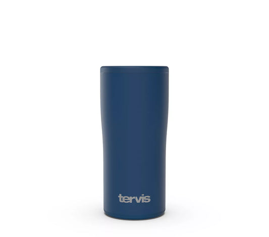 Tervis Deep Blue Powder Coated Slim Can Coolie