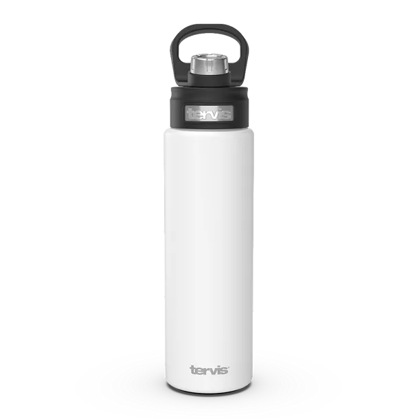 Tervis White Stainless Steel Bottle 24oz